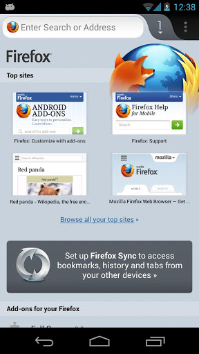 install mozilla firefox for android